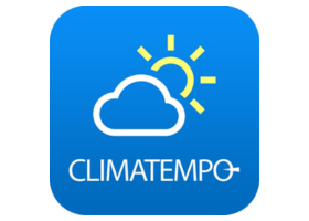 Logotipo com foto do site Climatempo